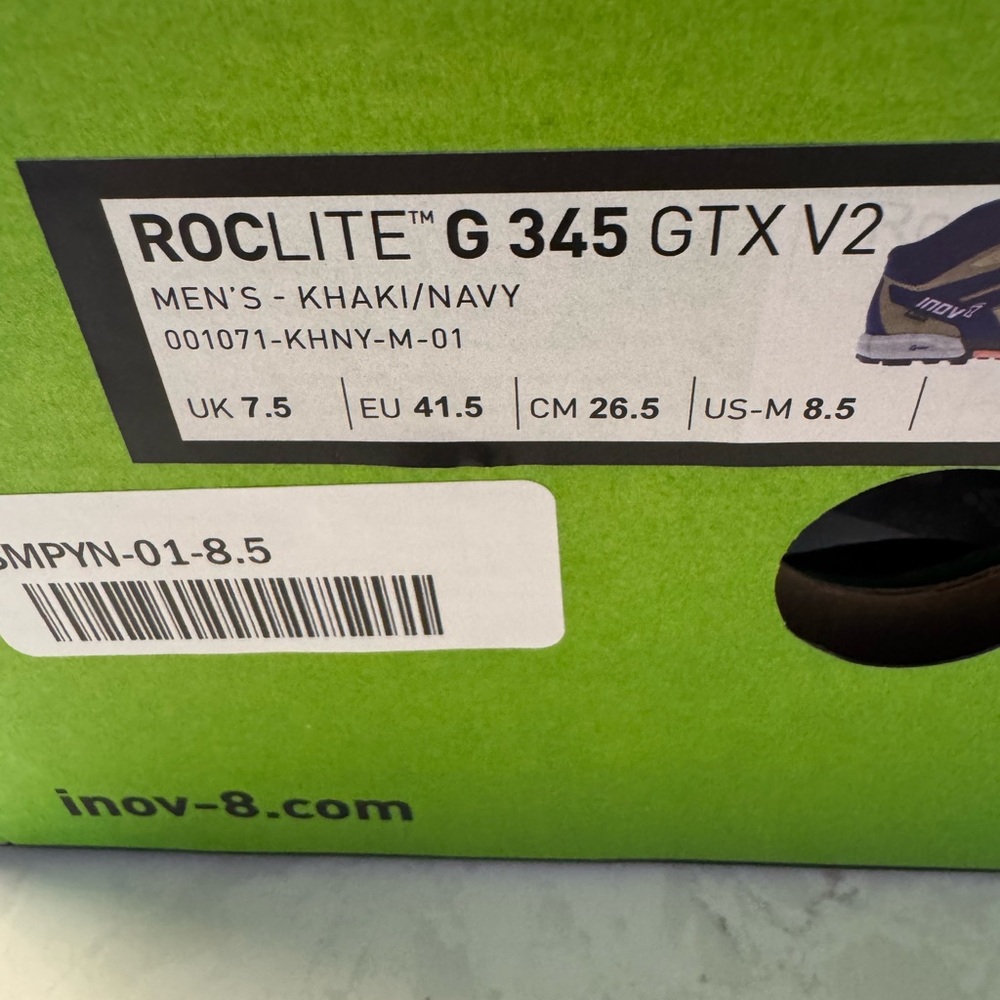Inov-8 ROCLITE G 345 GTX V2 - Khaki & Navy
